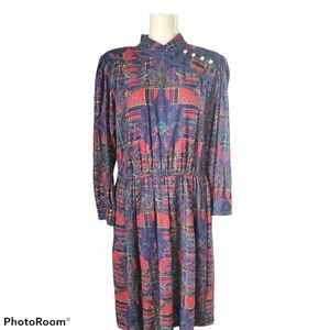 California Design Petite Vintage Dress Size 16